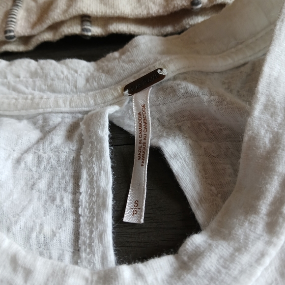 Free People Top Tins Of Fabric Like New Size S - Picture 3 of 4